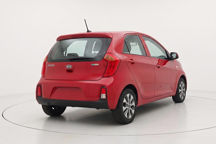 Rød Kia Picanto fra 2016