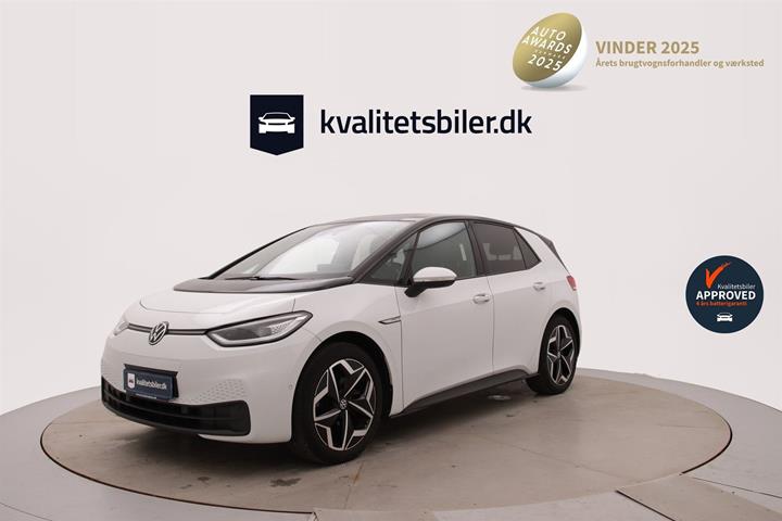 Hvid VW ID.3 fra 2023