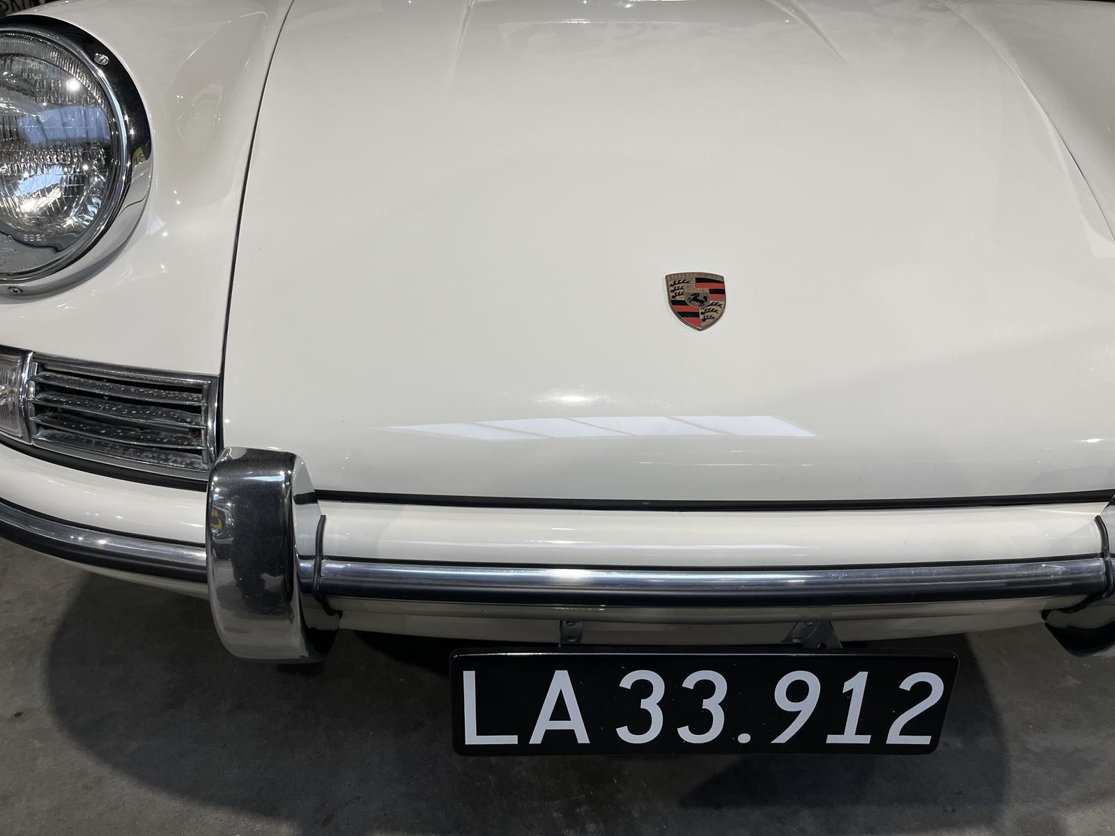 Hvid Porsche 912 fra 1966