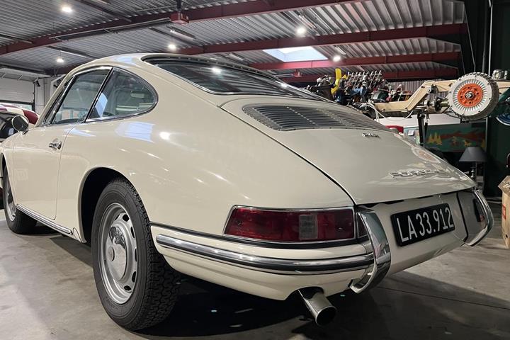Hvid Porsche 912 fra 1966