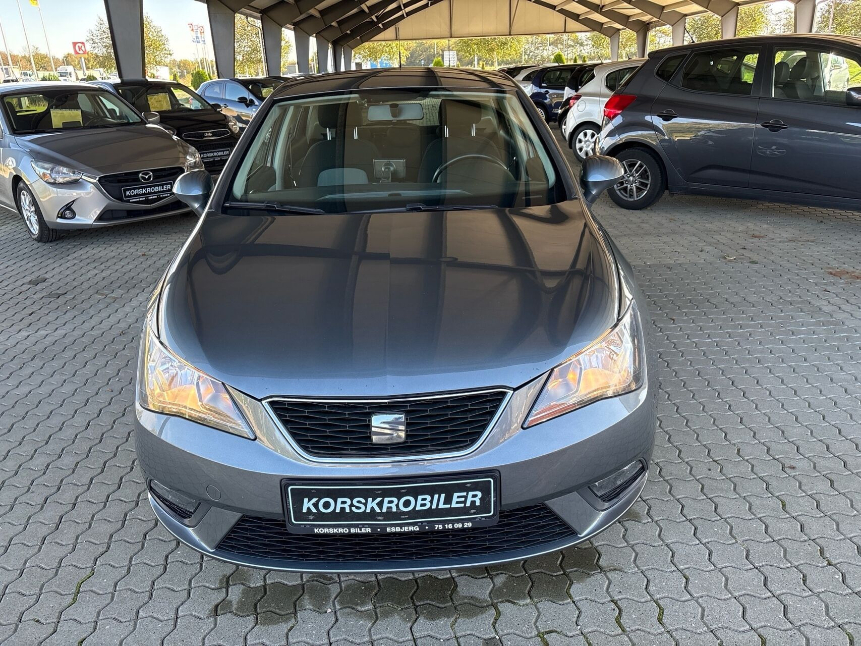 Grå Seat Ibiza fra 2015