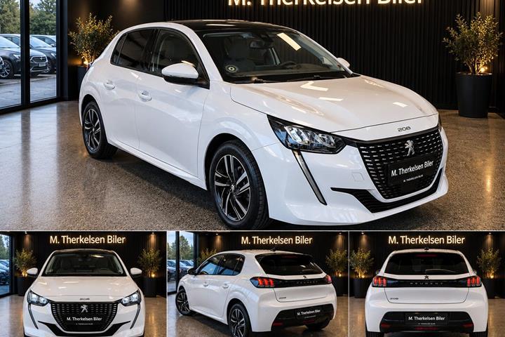 Hvid Peugeot 208 fra 2020