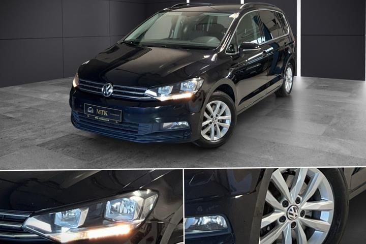 Sort VW Touran fra 2016