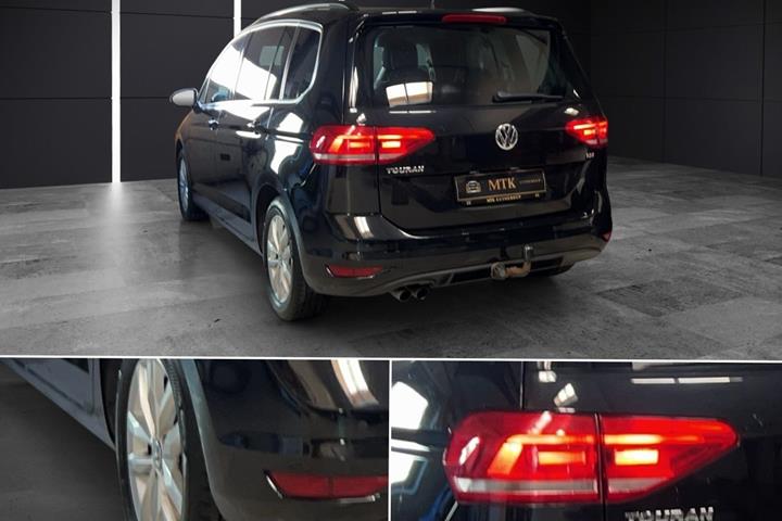 Sort VW Touran fra 2016