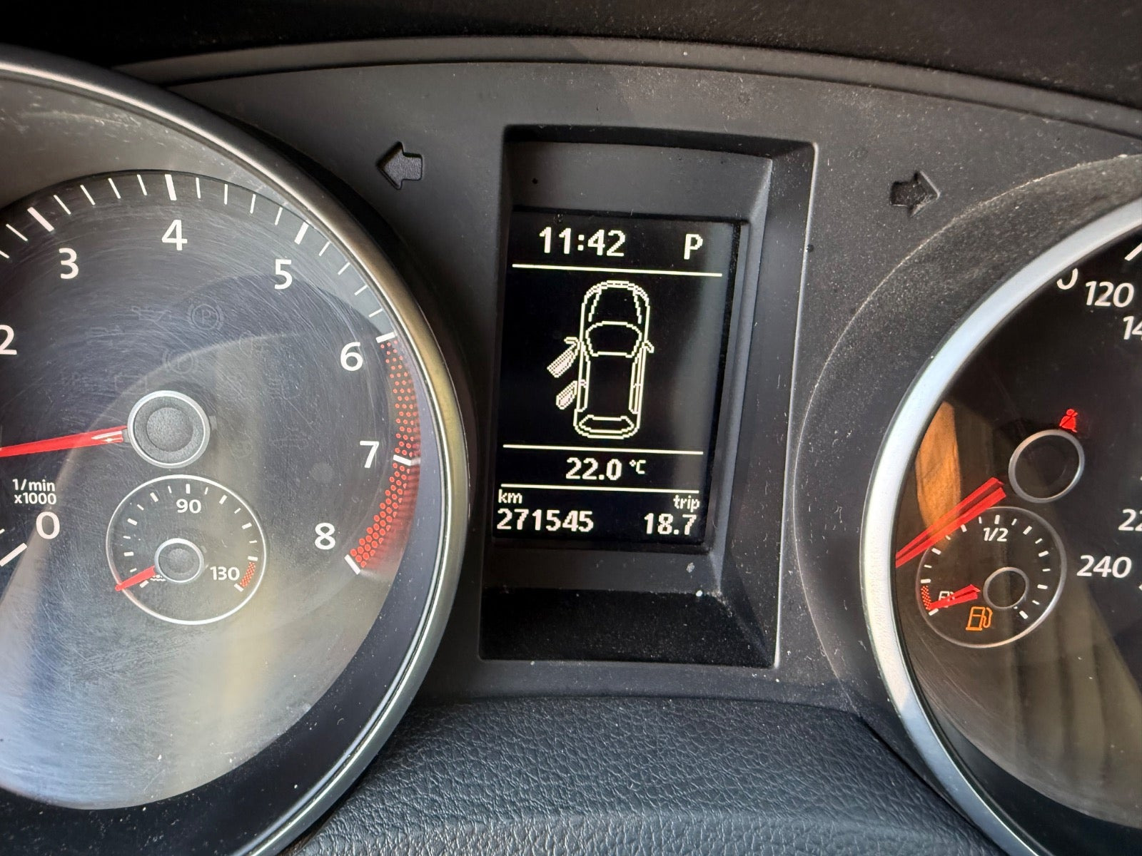 Sort VW Golf VI fra 2011