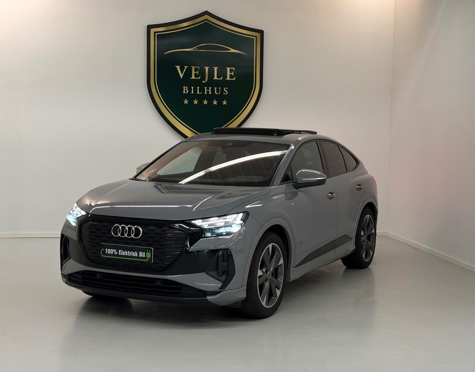 Grøn Audi Q4 e-tron fra 2022