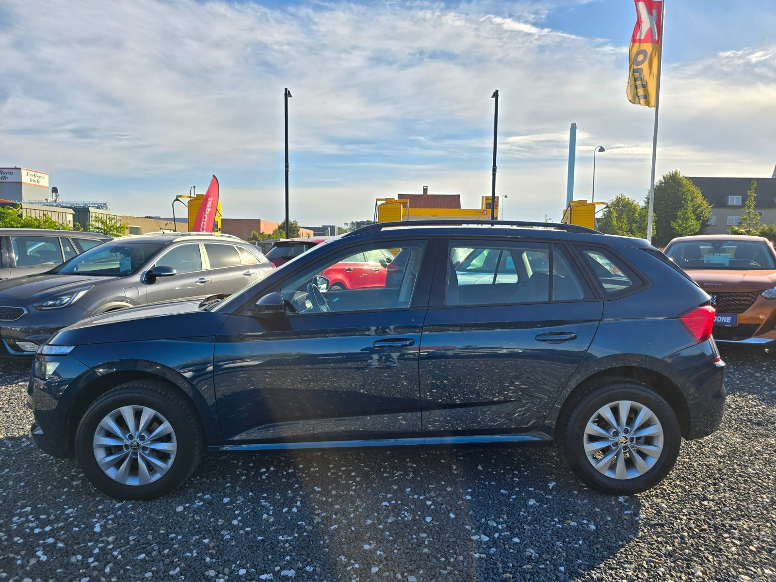 Blå Skoda Kamiq fra 2021