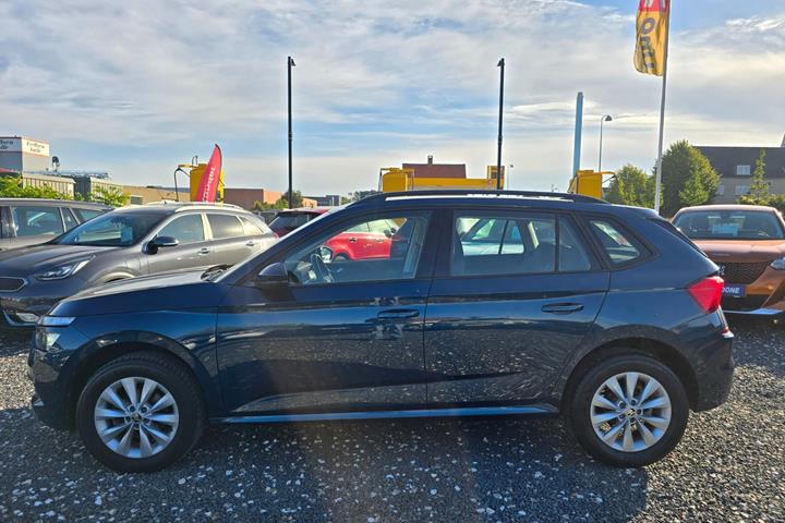 Blå Skoda Kamiq fra 2021