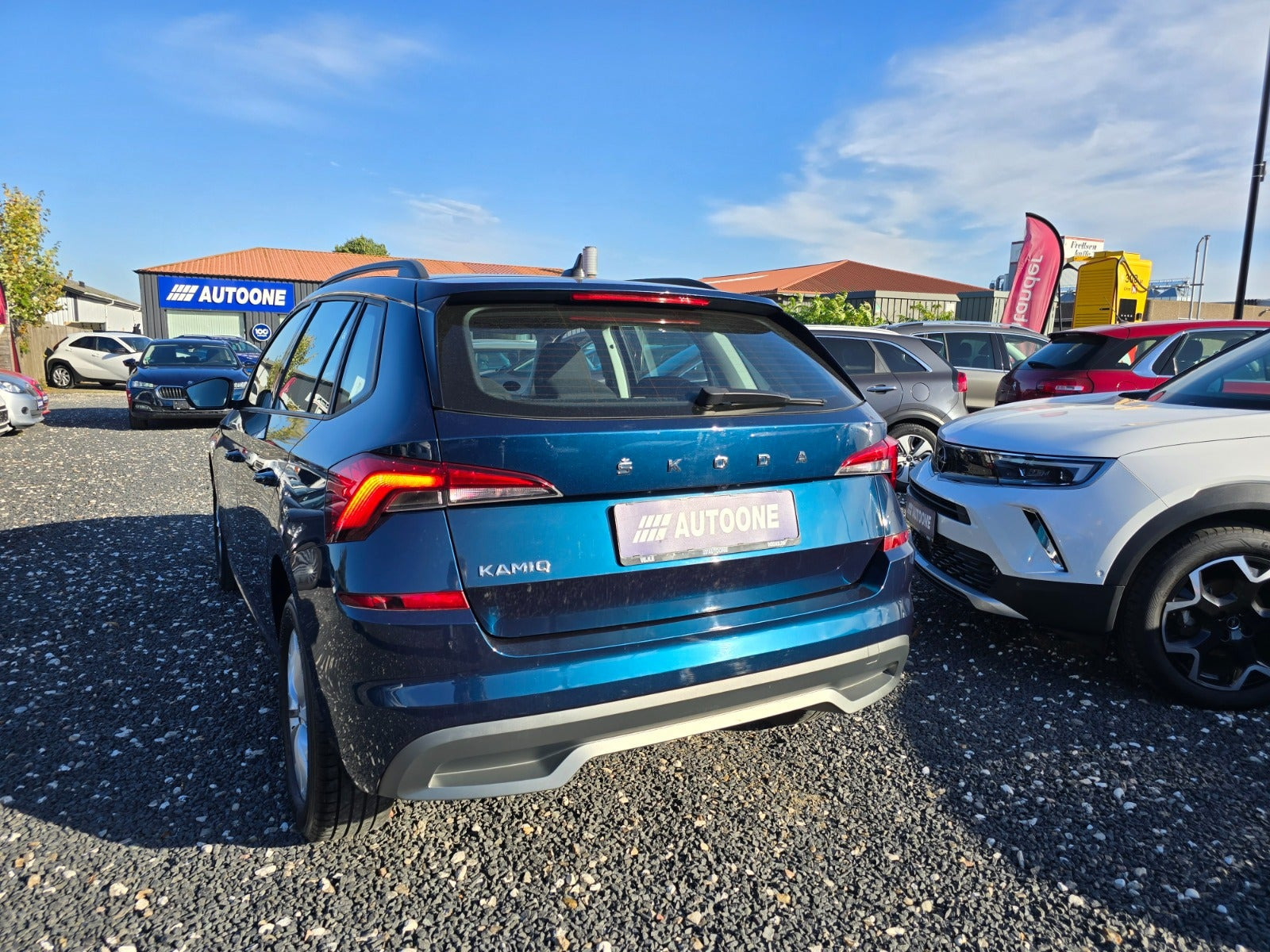 Blå Skoda Kamiq fra 2021