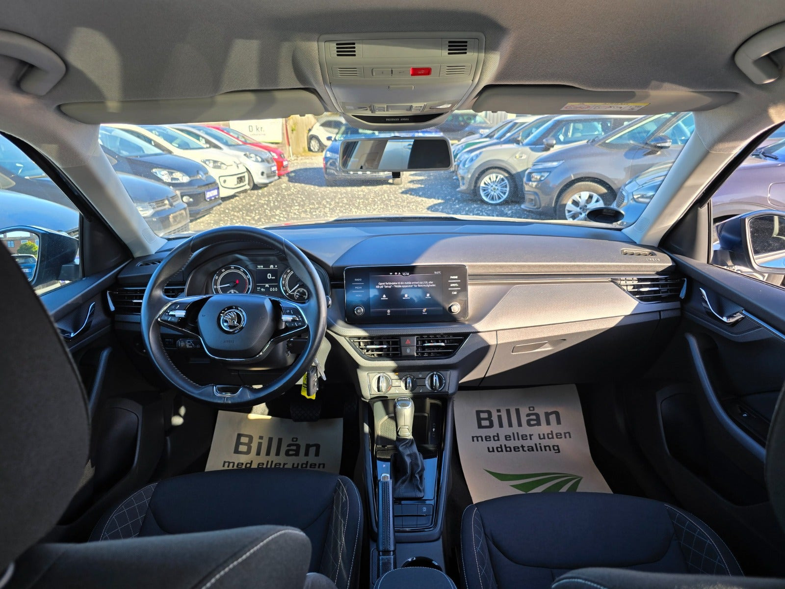 Blå Skoda Kamiq fra 2021