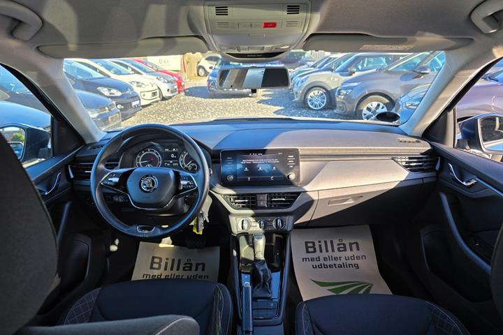 Blå Skoda Kamiq fra 2021
