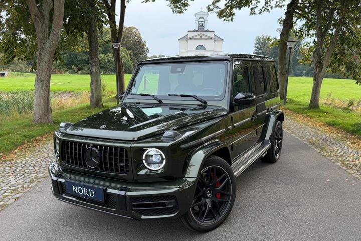 Grøn Mercedes G63 fra 2021
