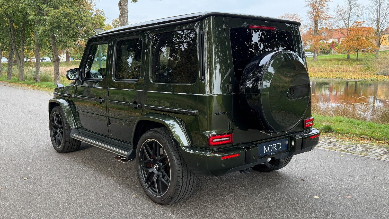 Grøn Mercedes G63 fra 2021