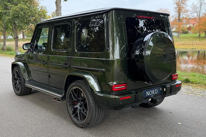 Grøn Mercedes G63 fra 2021