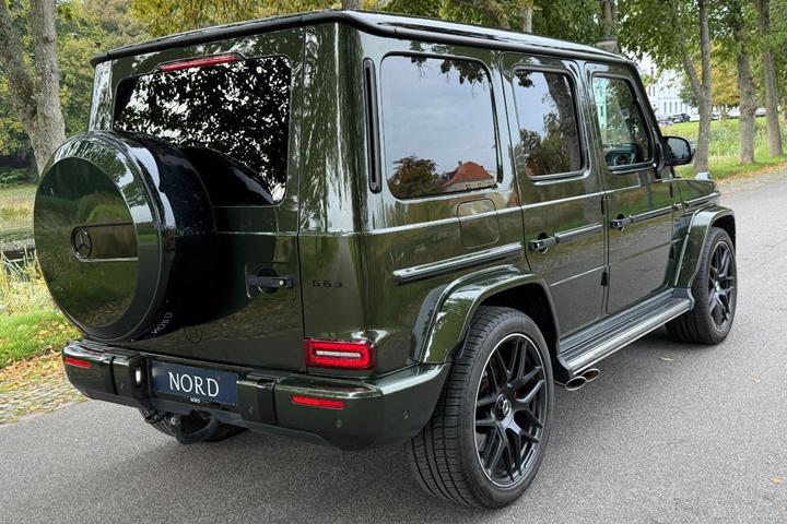 Grøn Mercedes G63 fra 2021