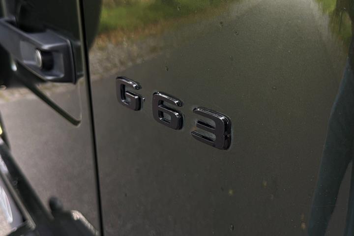 Grøn Mercedes G63 fra 2021