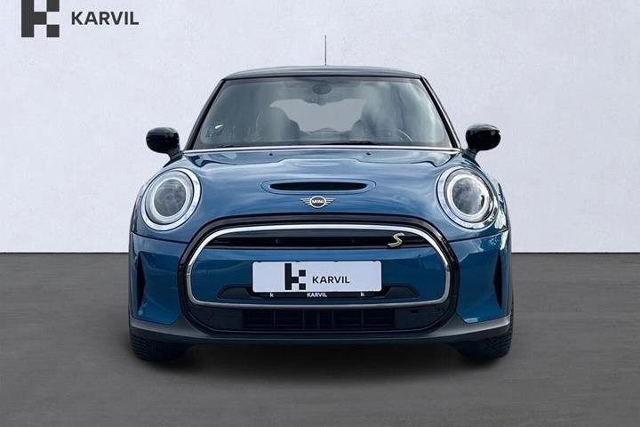 Blå Mini Cooper SE fra 2022