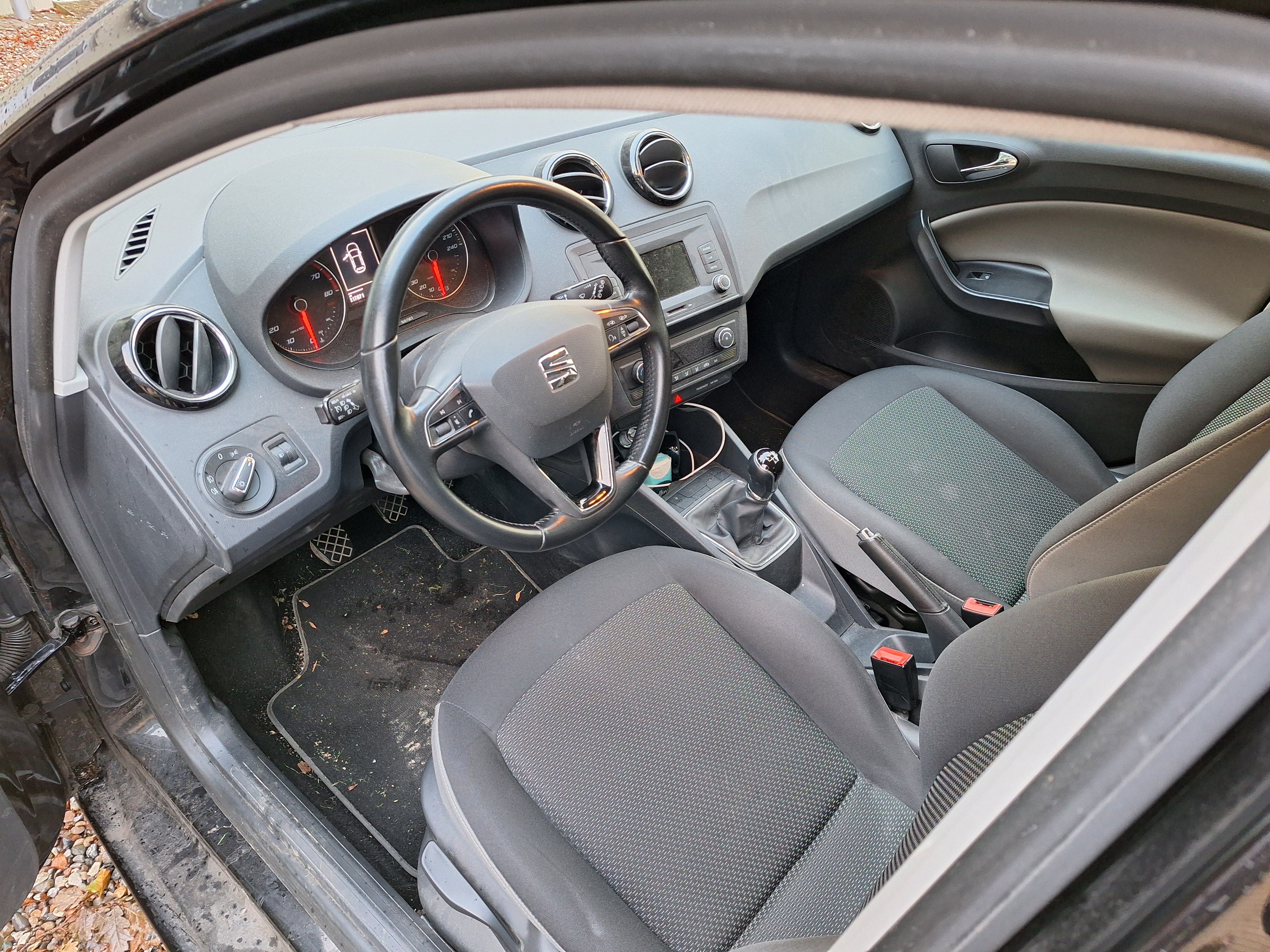 Sort Seat Ibiza fra 2015