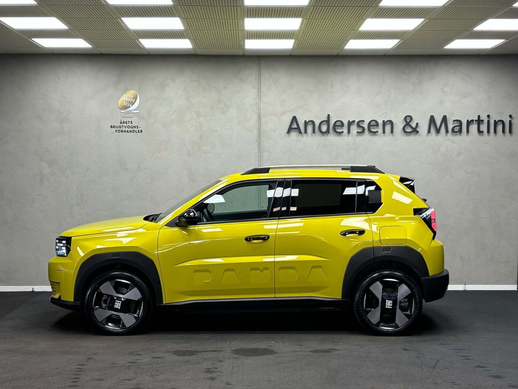 Gul Fiat Grande Panda fra 2025