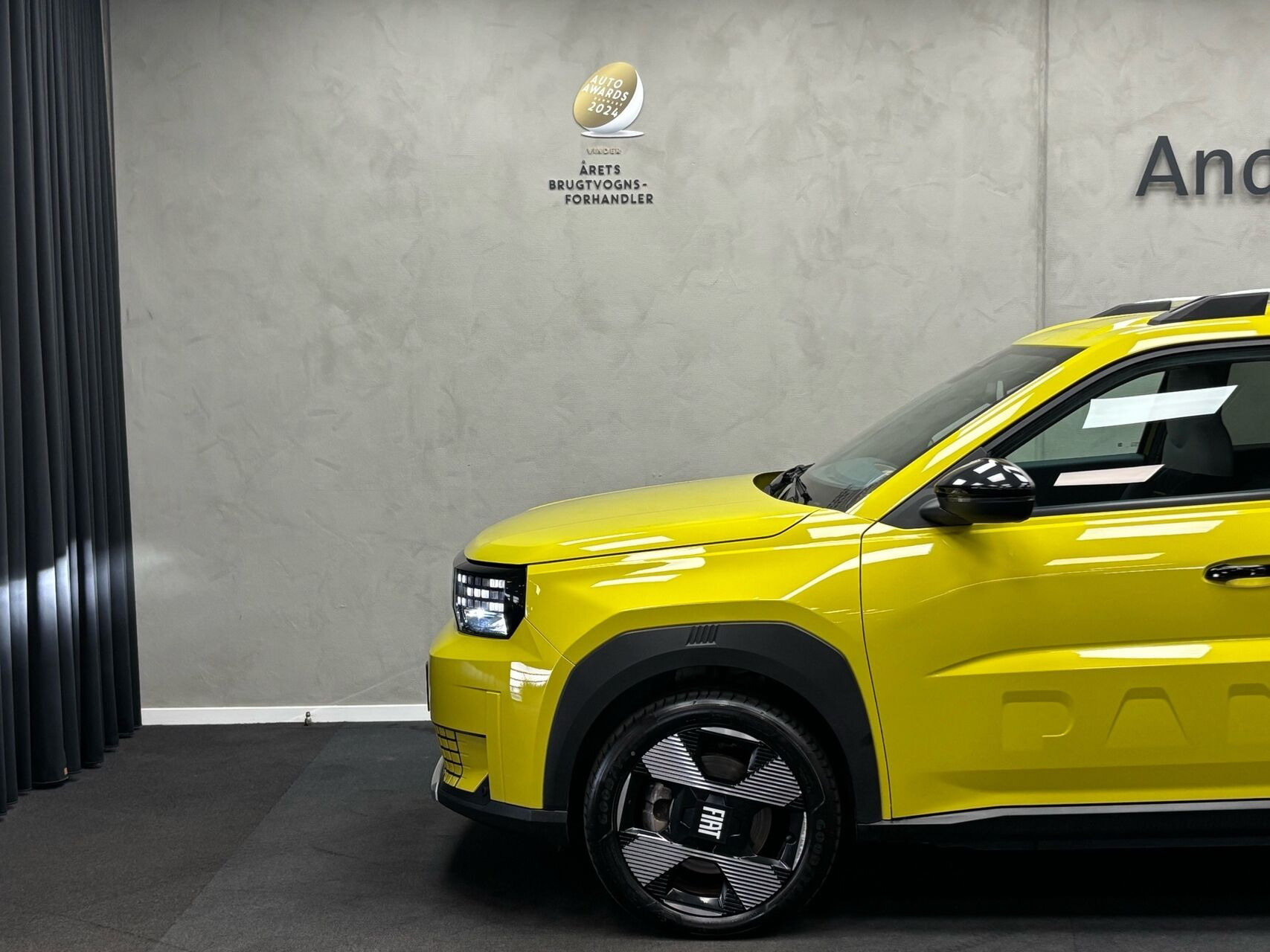 Gul Fiat Grande Panda fra 2025