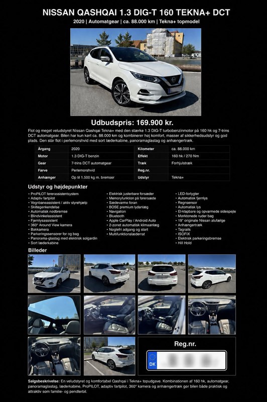 undefined Nissan Qashqai fra 2020