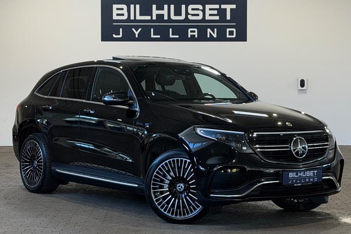 Sort Mercedes EQC400 fra 2023