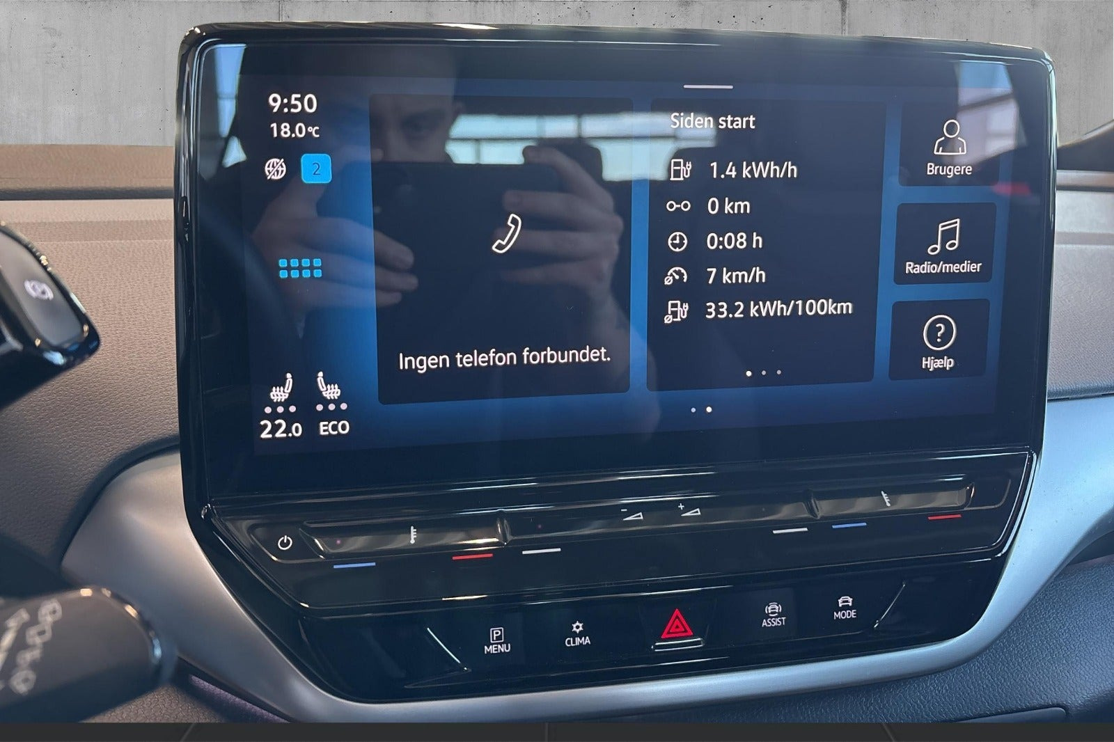 Grå VW ID.4 fra 2023