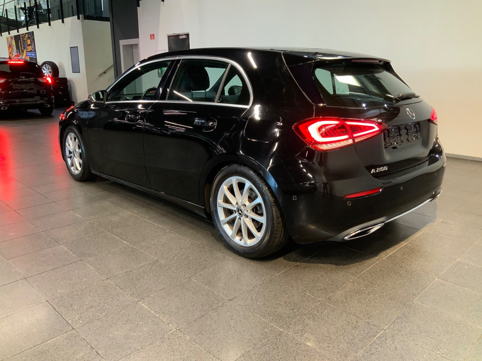 Sort Mercedes A200 fra 2019