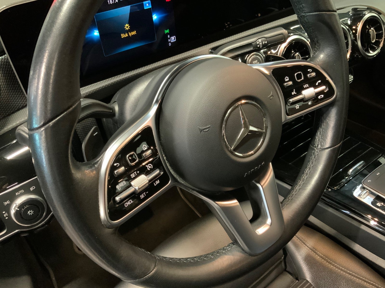 Sort Mercedes A200 fra 2019