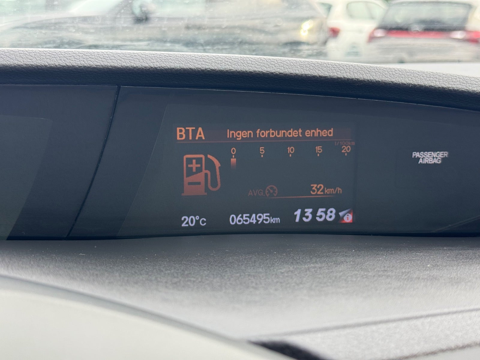 Grå Honda Civic fra 2015