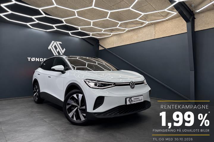 Hvid VW ID.4 fra 2026 set udefra