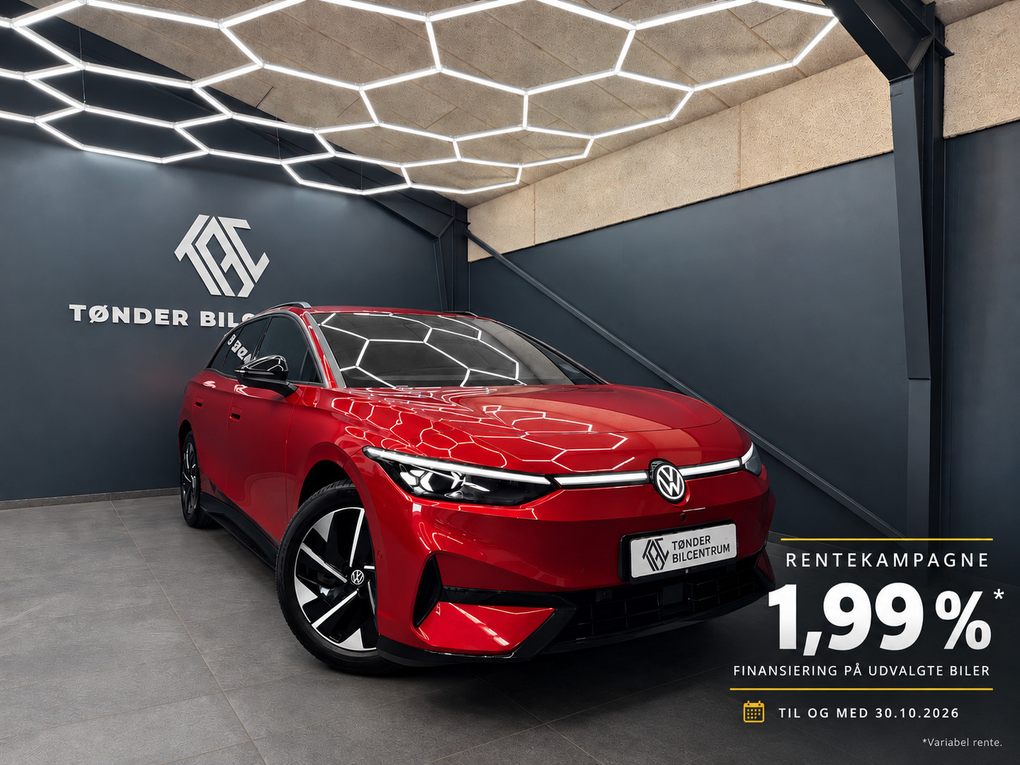Rød VW ID.7 fra 2026