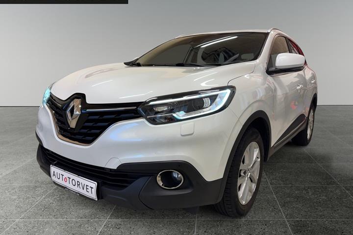 Hvid Renault Kadjar fra 2018 set udefra