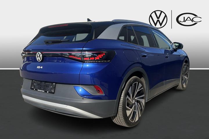 Blå VW ID.4 fra 2021