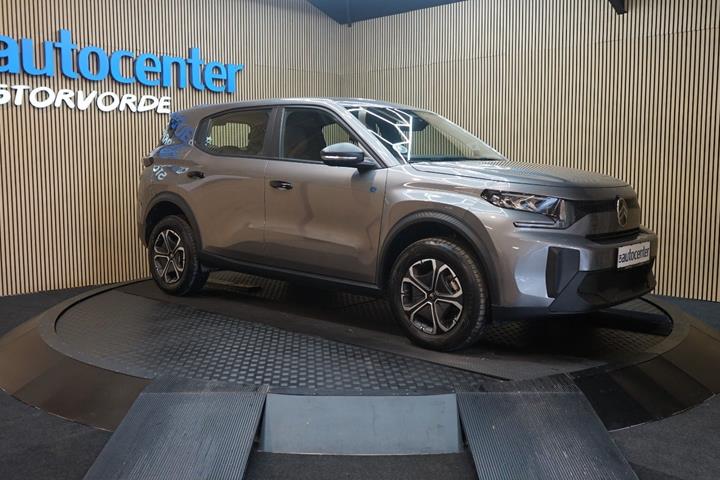 Grå Citroën e-C3 Aircross fra 2025 set udefra