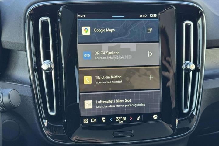 Blå Volvo C40 fra 2024