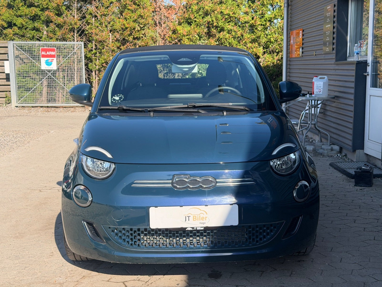 Grøn Fiat 500e fra 2022