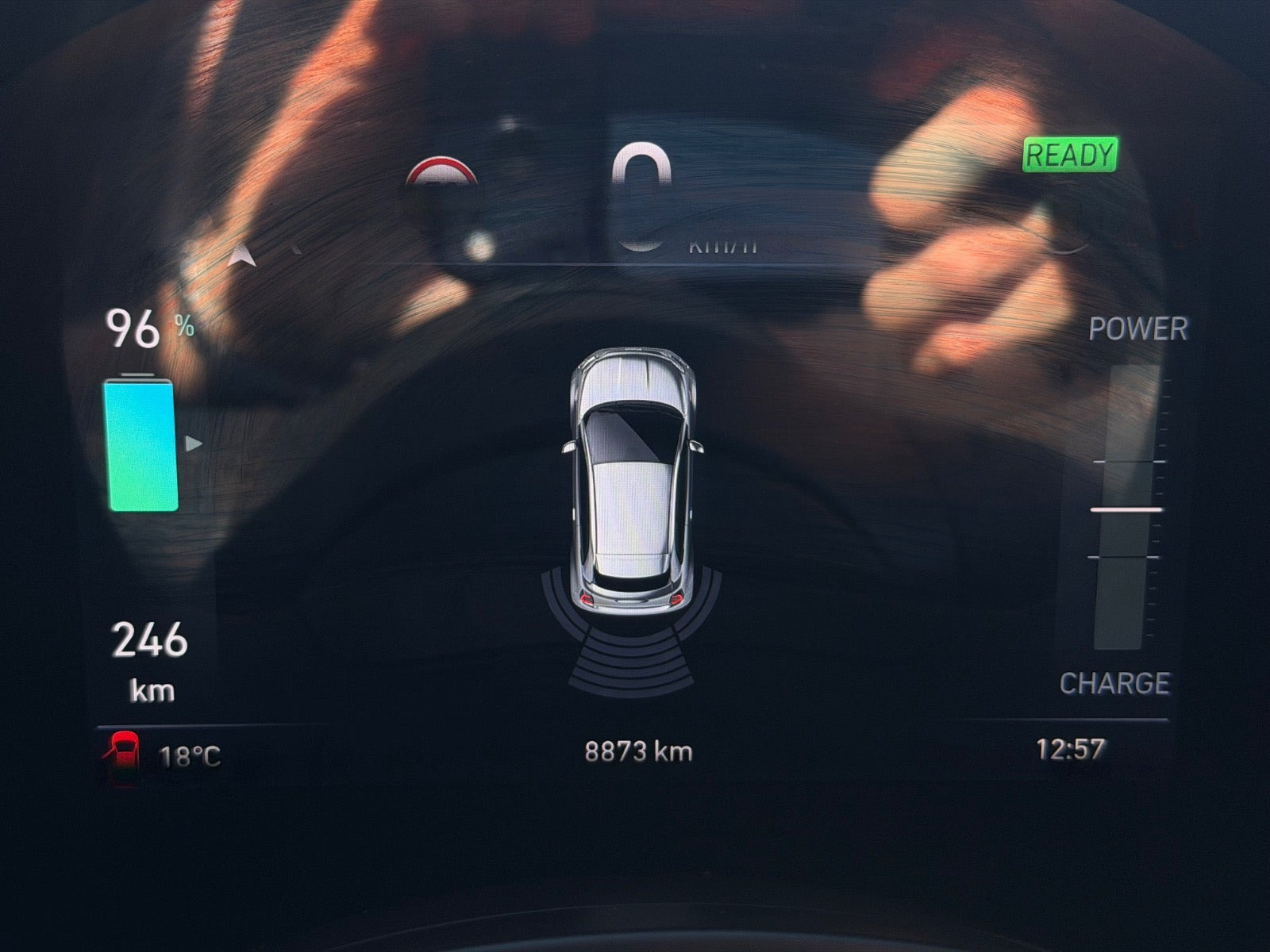 Grøn Fiat 500e fra 2022