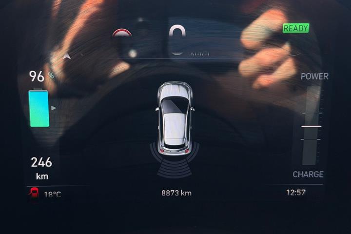 Grøn Fiat 500e fra 2022