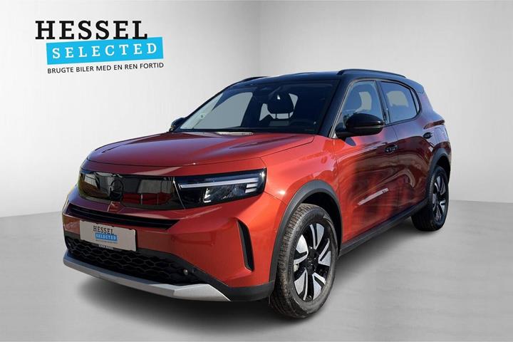 Orange Opel Frontera fra 2025 set udefra