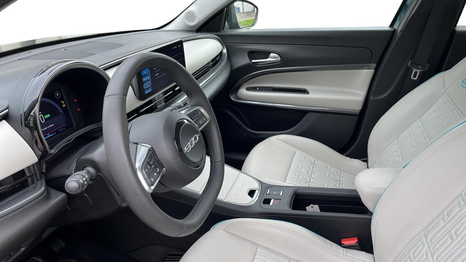 Grøn Fiat 600e fra 2024