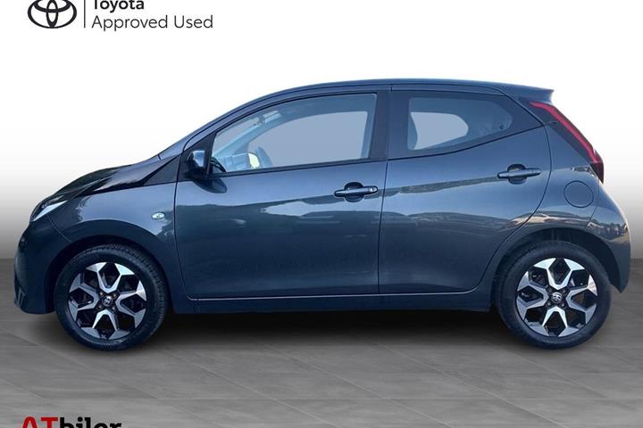 Sort Toyota Aygo fra 2020