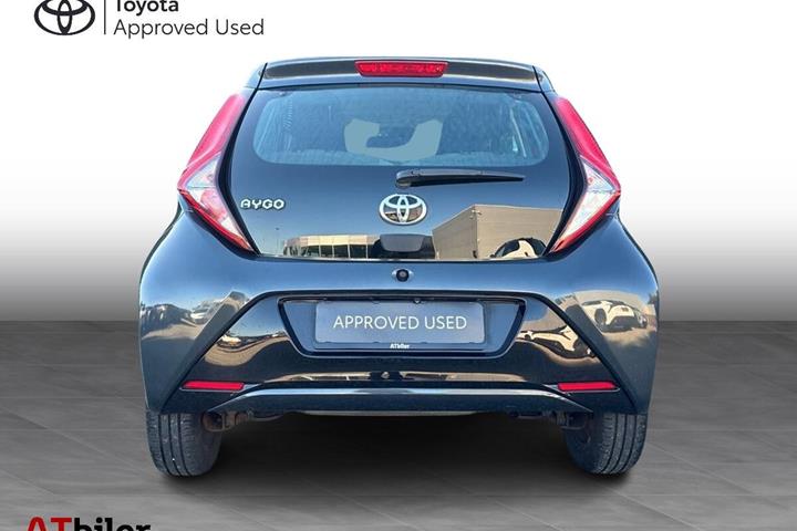 Sort Toyota Aygo fra 2020
