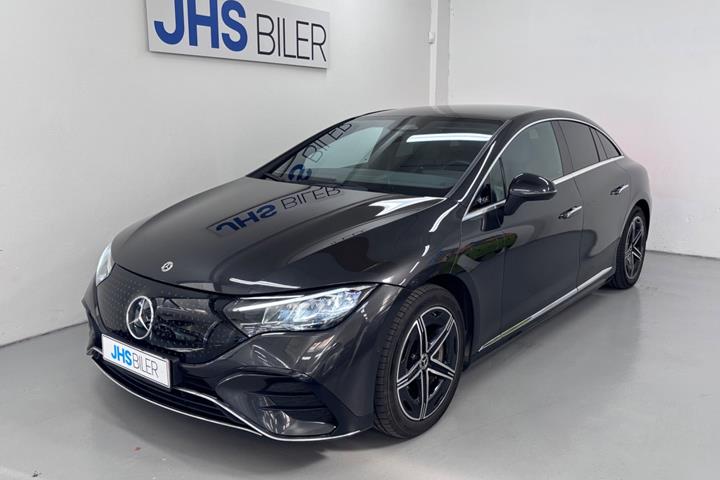 Grå Mercedes EQE350 fra 2024