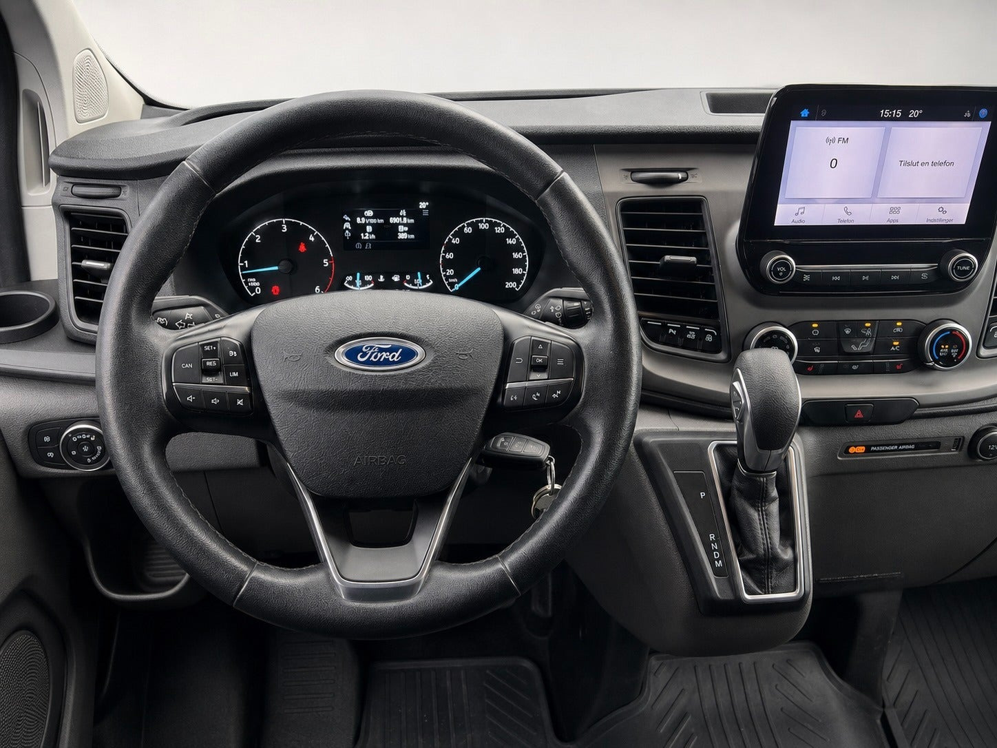 Hvid Ford Transit Custom 300 L2 fra 2021