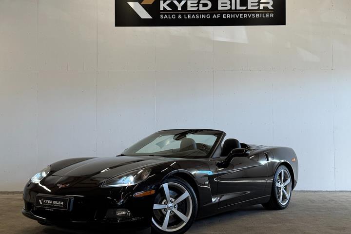 Sort Corvette C6 fra 2008