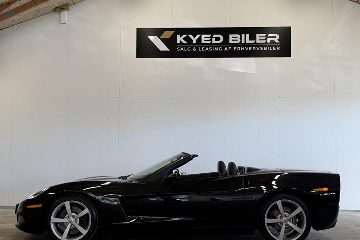 Sort Corvette C6 fra 2008