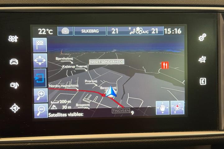 Sort Peugeot 308 fra 2016