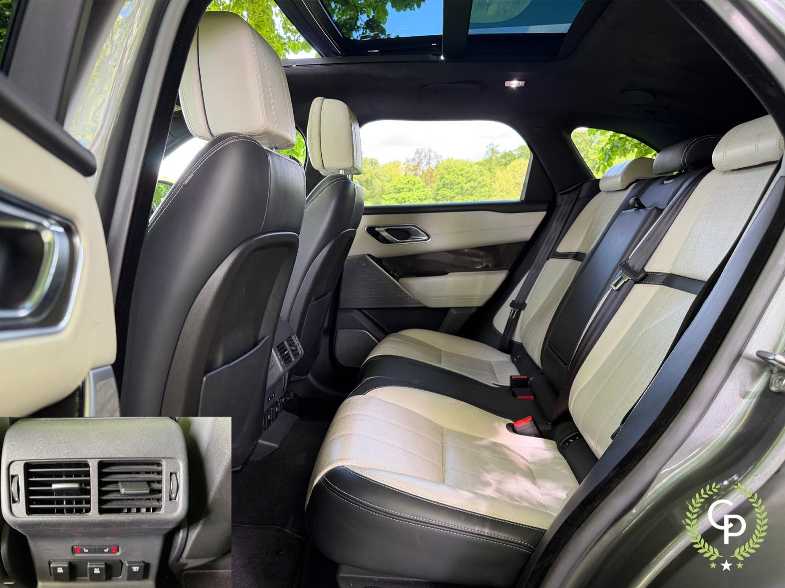 Grå Land Rover Range Rover Velar fra 2018
