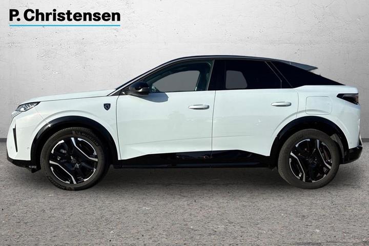 Hvid Peugeot e-3008 fra 2025